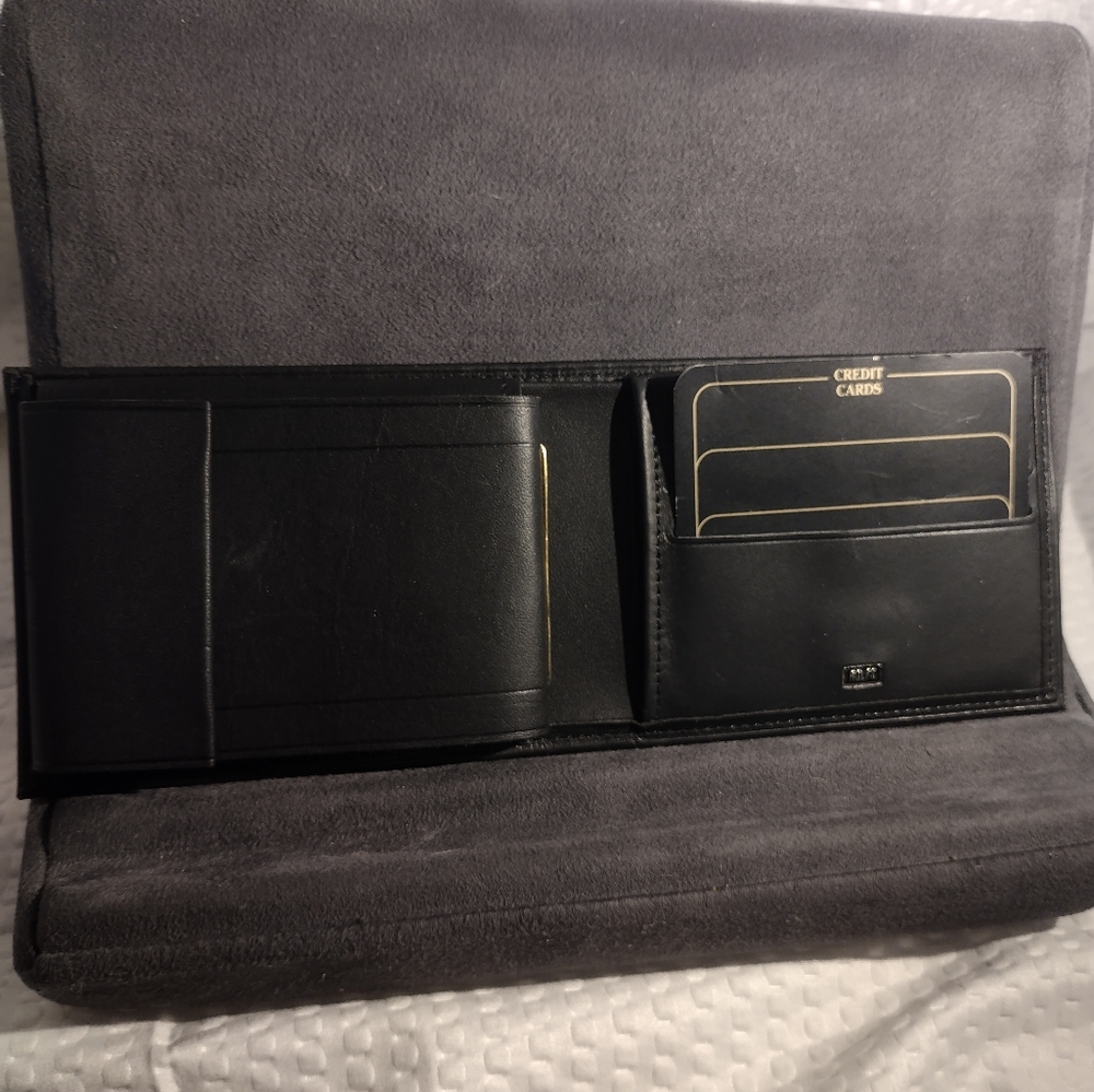Vintage ROLFS Black Leather Wallet - Picture 5 of 10